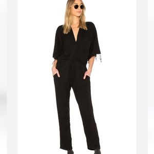 NSF Felina Kimono Low V-neck Jumpsuit| Size Small